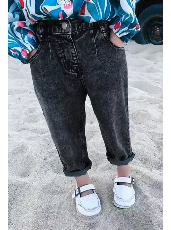 Темно-сірі дитячі джинси Моми
